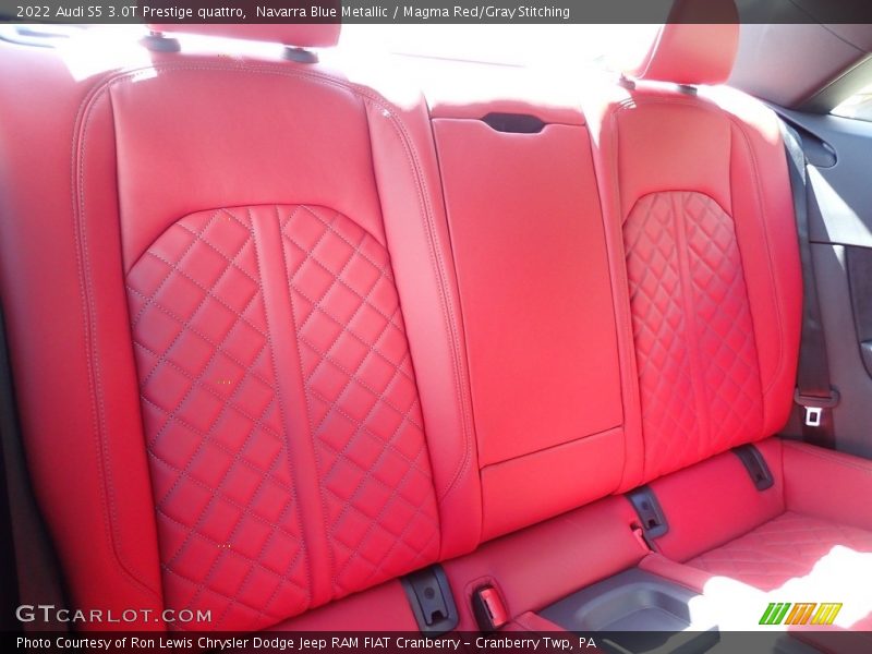 Rear Seat of 2022 S5 3.0T Prestige quattro