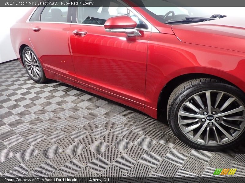 Ruby Red / Ebony 2017 Lincoln MKZ Select AWD