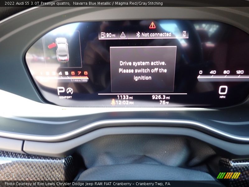  2022 S5 3.0T Prestige quattro 3.0T Prestige quattro Gauges