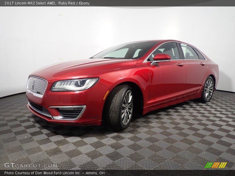 Ruby Red / Ebony 2017 Lincoln MKZ Select AWD