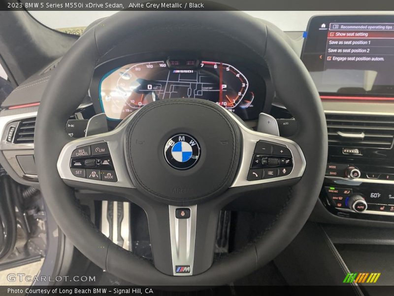  2023 5 Series M550i xDrive Sedan Steering Wheel