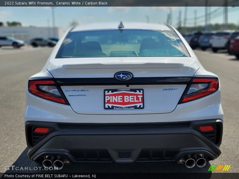 Ceramic White / Carbon Black 2022 Subaru WRX Premium