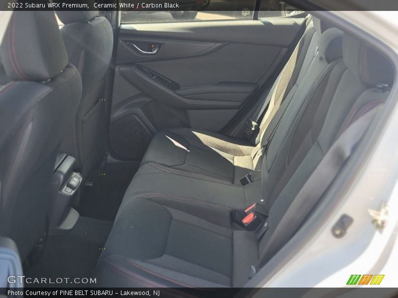 Rear Seat of 2022 WRX Premium