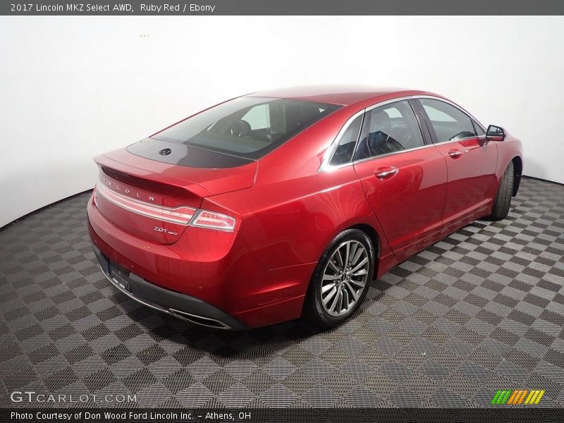 Ruby Red / Ebony 2017 Lincoln MKZ Select AWD