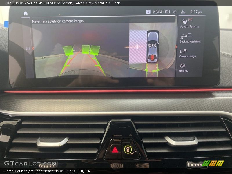 Alvite Grey Metallic / Black 2023 BMW 5 Series M550i xDrive Sedan