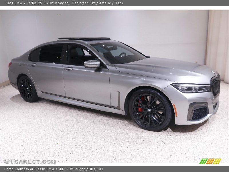 Donington Grey Metallic / Black 2021 BMW 7 Series 750i xDrive Sedan