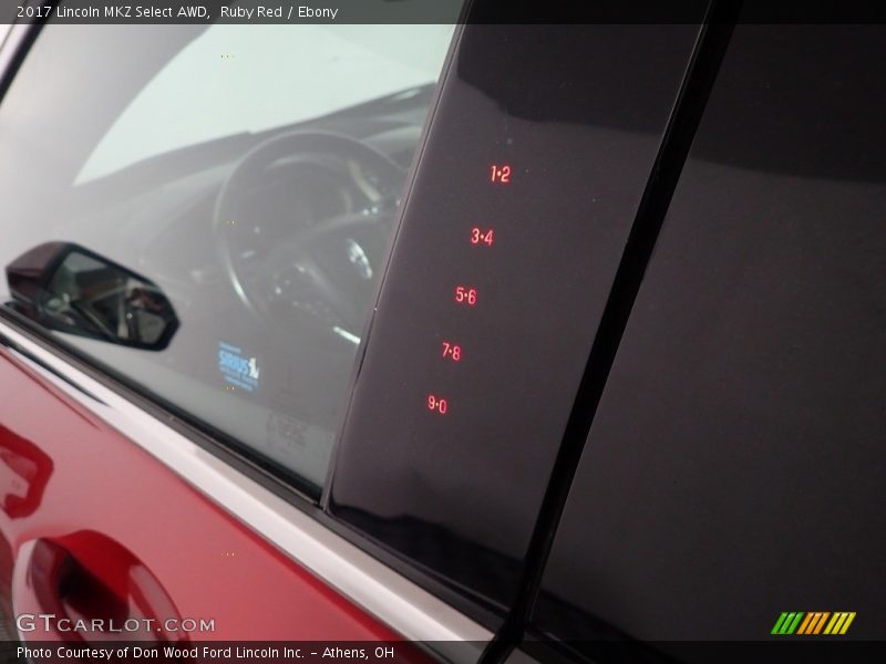 Ruby Red / Ebony 2017 Lincoln MKZ Select AWD