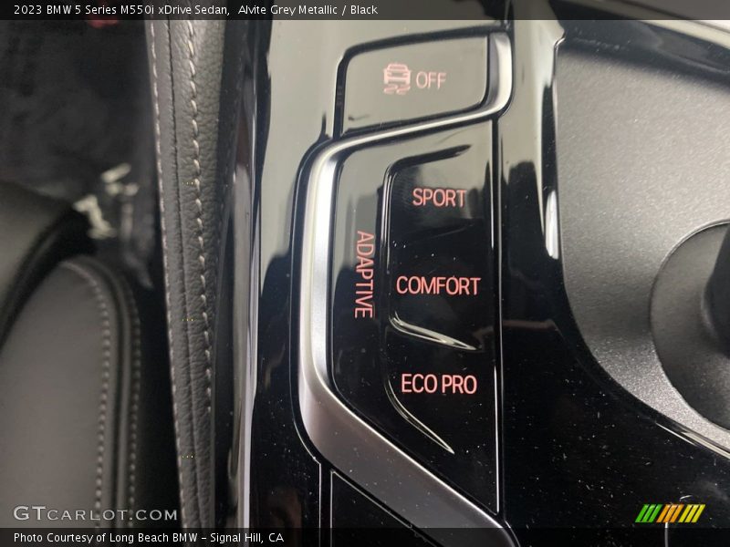 Alvite Grey Metallic / Black 2023 BMW 5 Series M550i xDrive Sedan