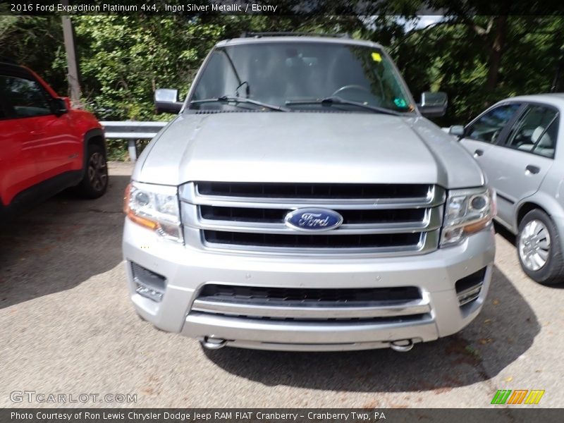 Ingot Silver Metallic / Ebony 2016 Ford Expedition Platinum 4x4