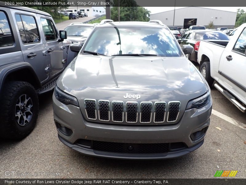 Sting-Gray / Black 2020 Jeep Cherokee Latitude Plus 4x4
