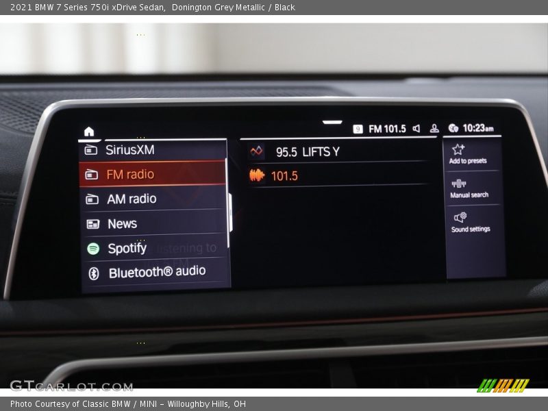 Donington Grey Metallic / Black 2021 BMW 7 Series 750i xDrive Sedan