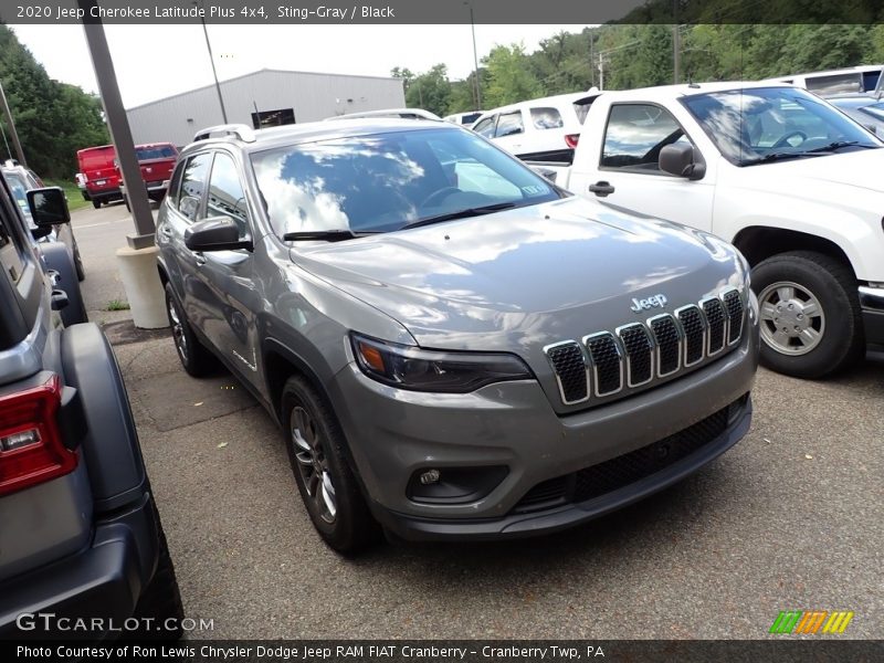 Sting-Gray / Black 2020 Jeep Cherokee Latitude Plus 4x4