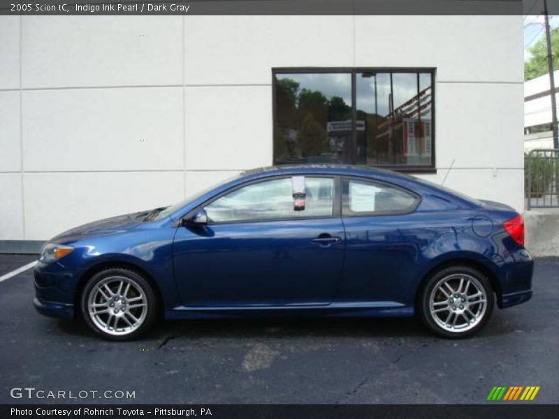 Indigo Ink Pearl / Dark Gray 2005 Scion tC