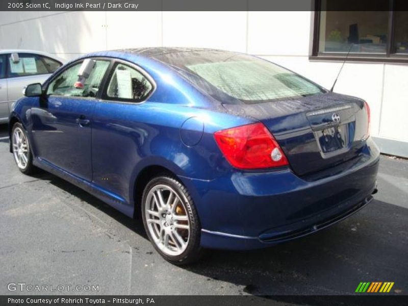 Indigo Ink Pearl / Dark Gray 2005 Scion tC