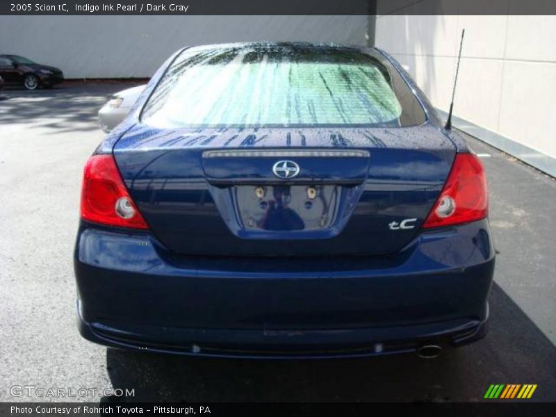 Indigo Ink Pearl / Dark Gray 2005 Scion tC