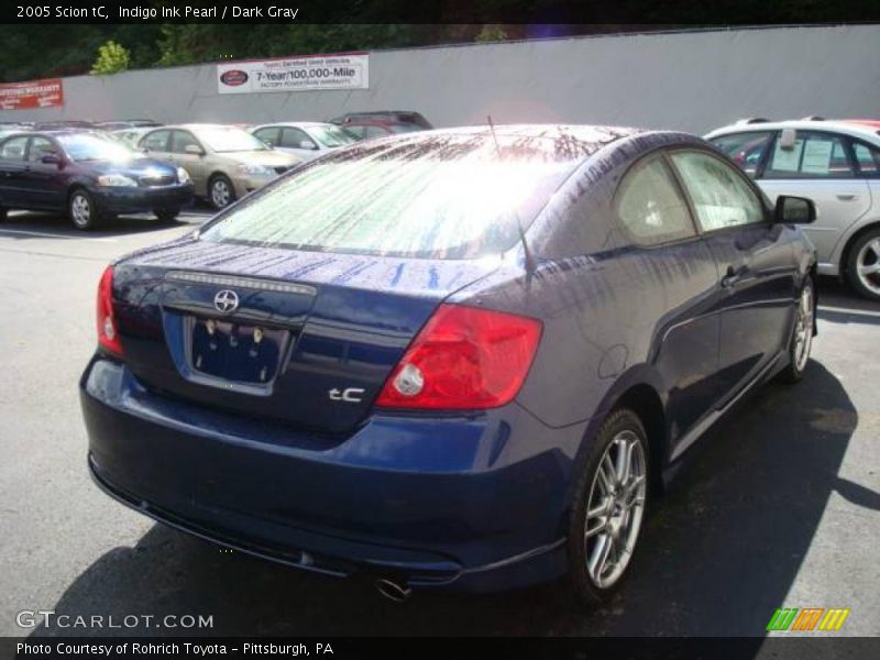 Indigo Ink Pearl / Dark Gray 2005 Scion tC