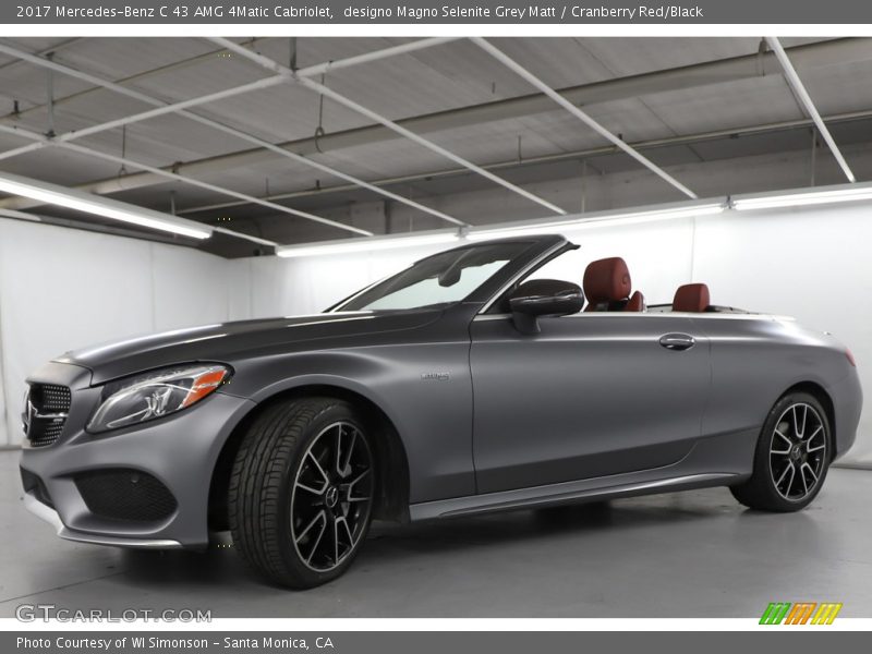  2017 C 43 AMG 4Matic Cabriolet designo Magno Selenite Grey Matt