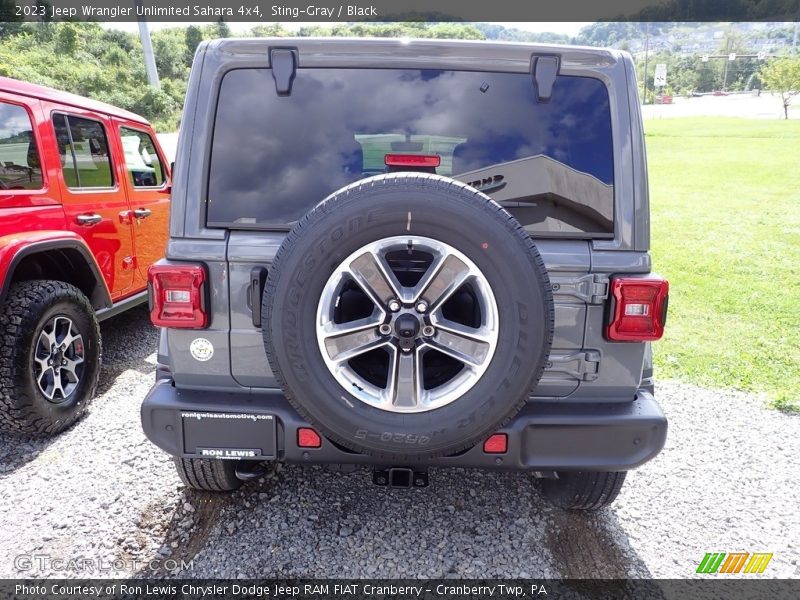Sting-Gray / Black 2023 Jeep Wrangler Unlimited Sahara 4x4
