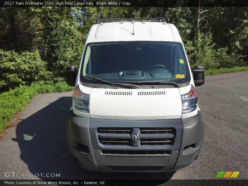 Bright White / Gray 2017 Ram ProMaster 2500 High Roof Cargo Van