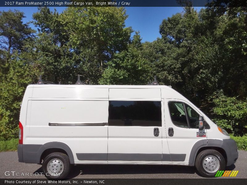 Bright White / Gray 2017 Ram ProMaster 2500 High Roof Cargo Van