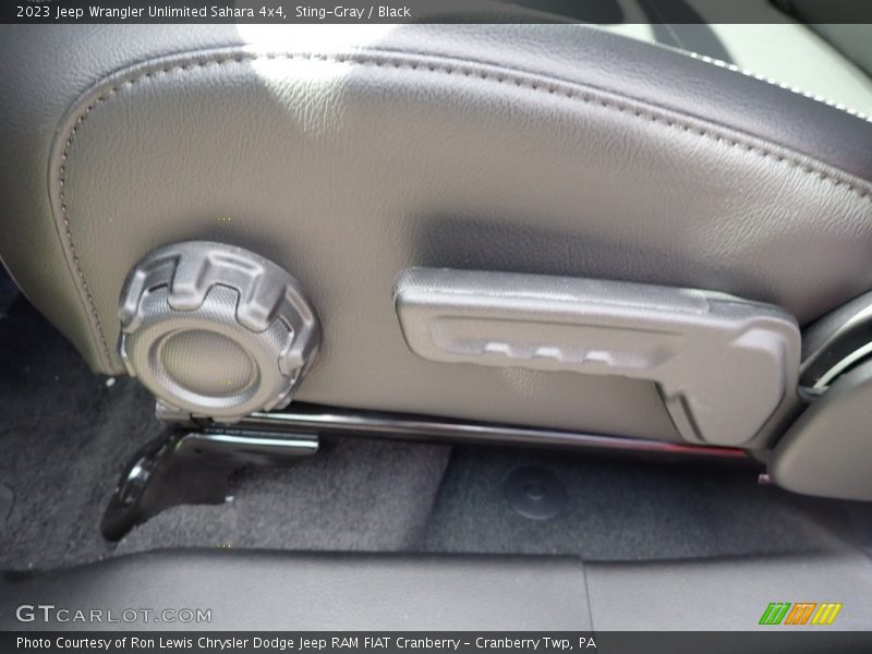 Front Seat of 2023 Wrangler Unlimited Sahara 4x4