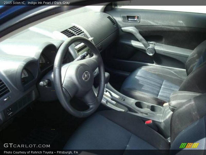 Indigo Ink Pearl / Dark Gray 2005 Scion tC