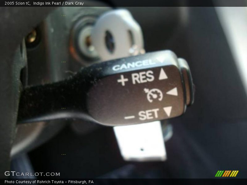Indigo Ink Pearl / Dark Gray 2005 Scion tC