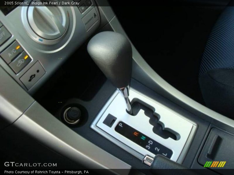 Indigo Ink Pearl / Dark Gray 2005 Scion tC