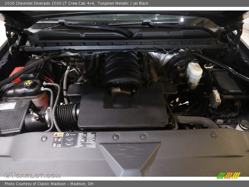 Tungsten Metallic / Jet Black 2016 Chevrolet Silverado 1500 LT Crew Cab 4x4