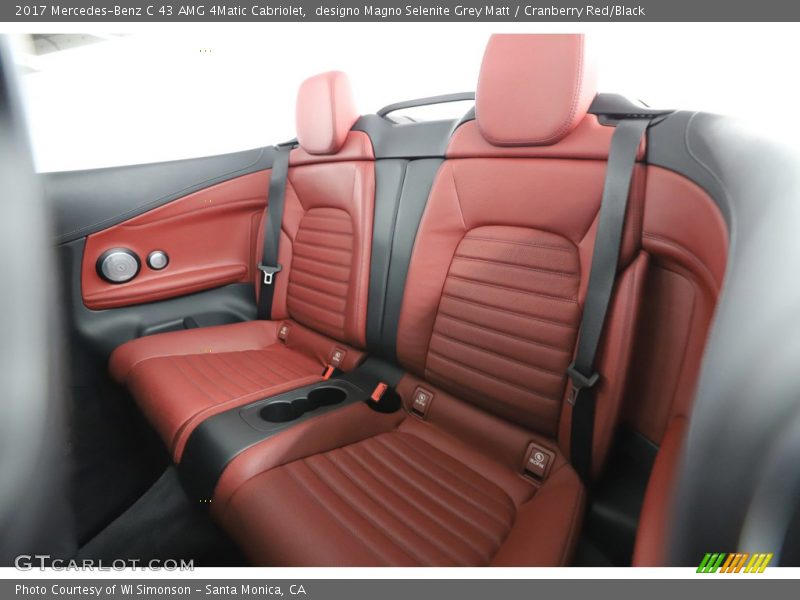 Rear Seat of 2017 C 43 AMG 4Matic Cabriolet