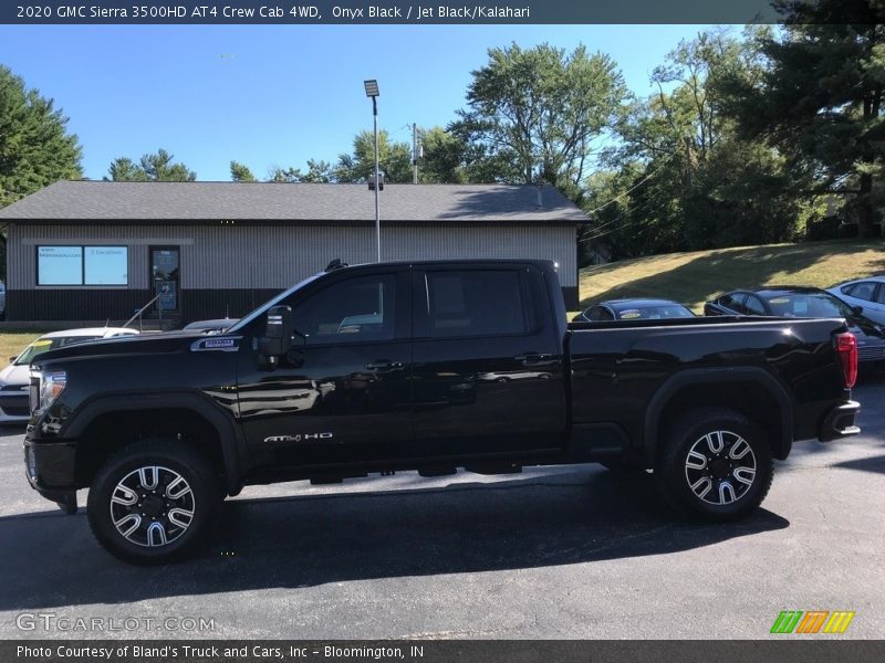 Onyx Black / Jet Black/Kalahari 2020 GMC Sierra 3500HD AT4 Crew Cab 4WD