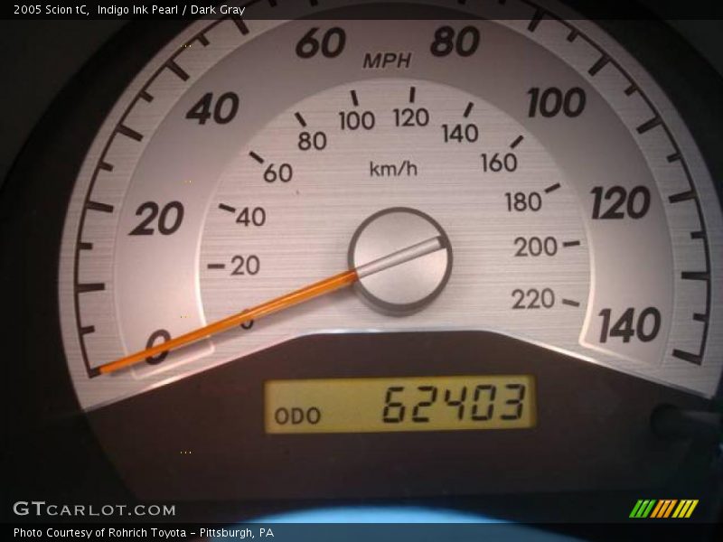 Indigo Ink Pearl / Dark Gray 2005 Scion tC
