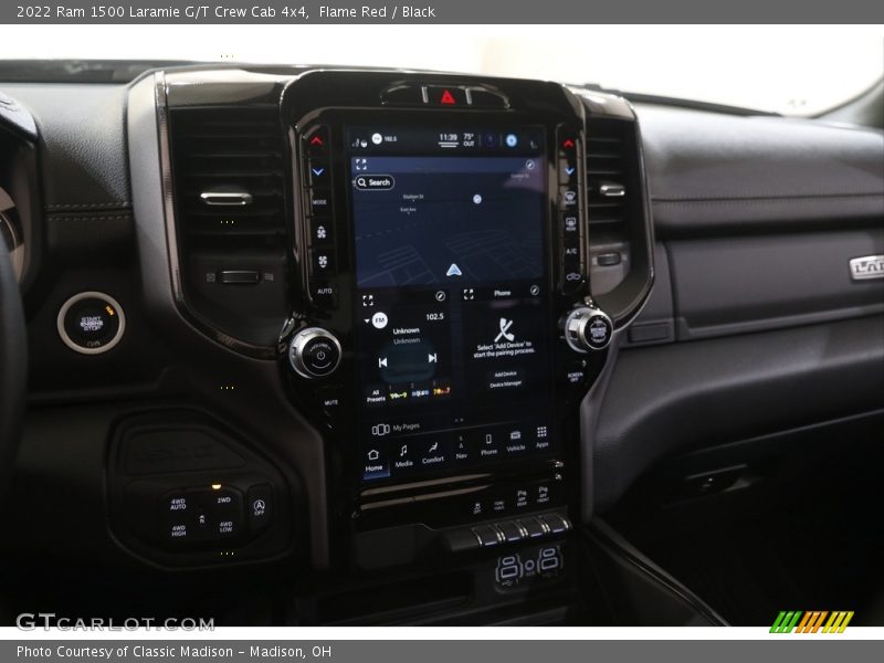Controls of 2022 1500 Laramie G/T Crew Cab 4x4