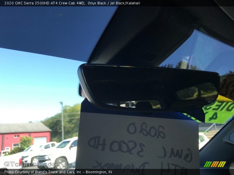 Onyx Black / Jet Black/Kalahari 2020 GMC Sierra 3500HD AT4 Crew Cab 4WD