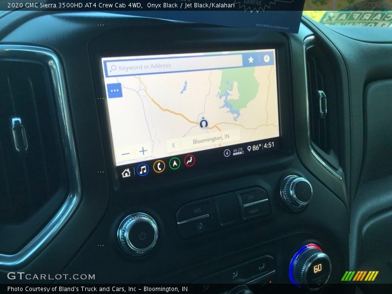 Onyx Black / Jet Black/Kalahari 2020 GMC Sierra 3500HD AT4 Crew Cab 4WD