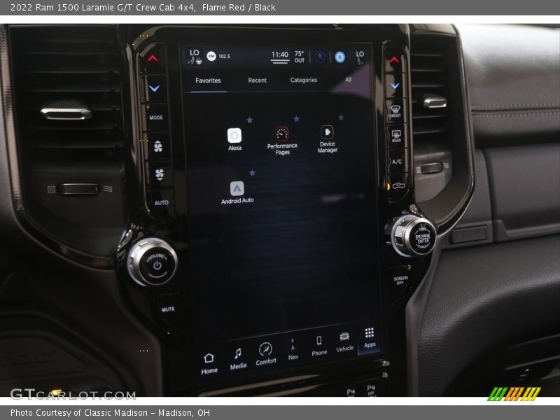 Flame Red / Black 2022 Ram 1500 Laramie G/T Crew Cab 4x4