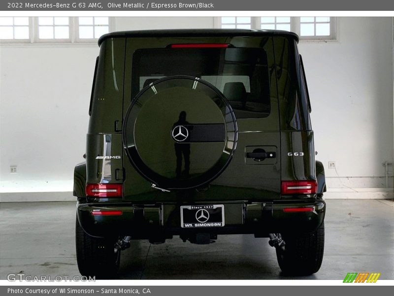 Olive Metallic / Espresso Brown/Black 2022 Mercedes-Benz G 63 AMG