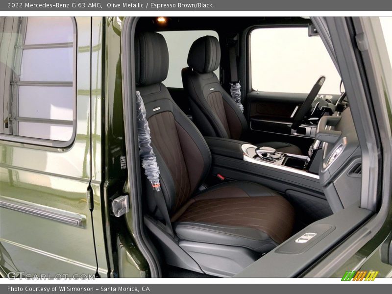 Front Seat of 2022 G 63 AMG