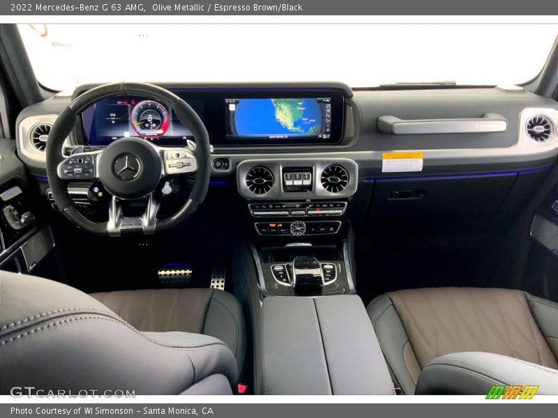 Dashboard of 2022 G 63 AMG