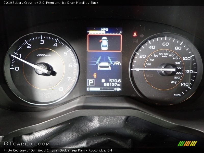 Ice Silver Metallic / Black 2019 Subaru Crosstrek 2.0i Premium