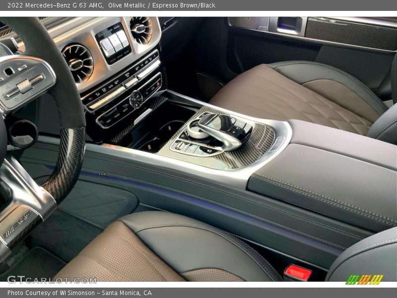 Front Seat of 2022 G 63 AMG