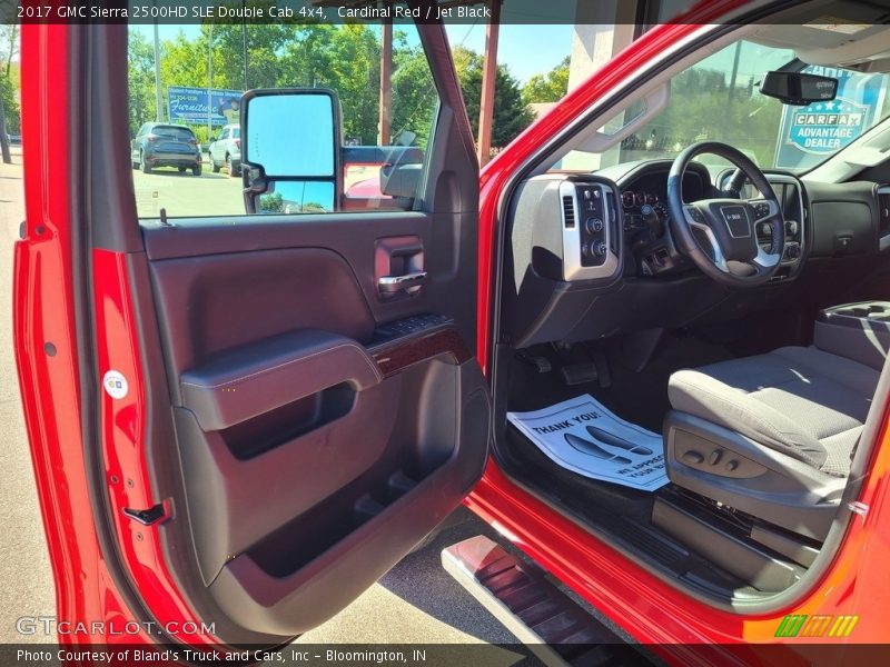 Cardinal Red / Jet Black 2017 GMC Sierra 2500HD SLE Double Cab 4x4
