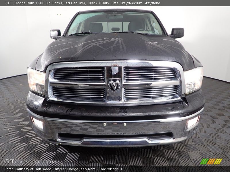 Black / Dark Slate Gray/Medium Graystone 2012 Dodge Ram 1500 Big Horn Quad Cab 4x4