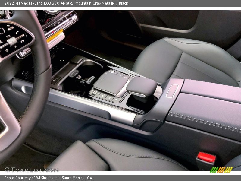 Controls of 2022 EQB 350 4Matic
