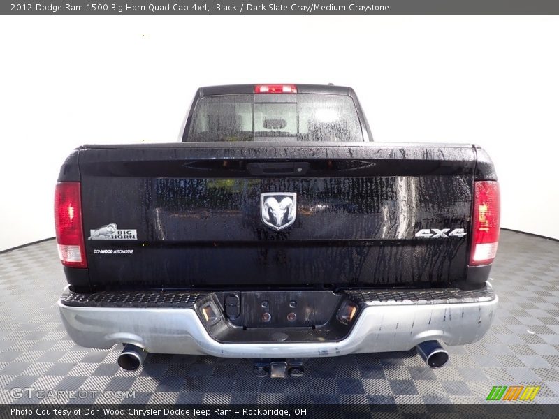 Black / Dark Slate Gray/Medium Graystone 2012 Dodge Ram 1500 Big Horn Quad Cab 4x4