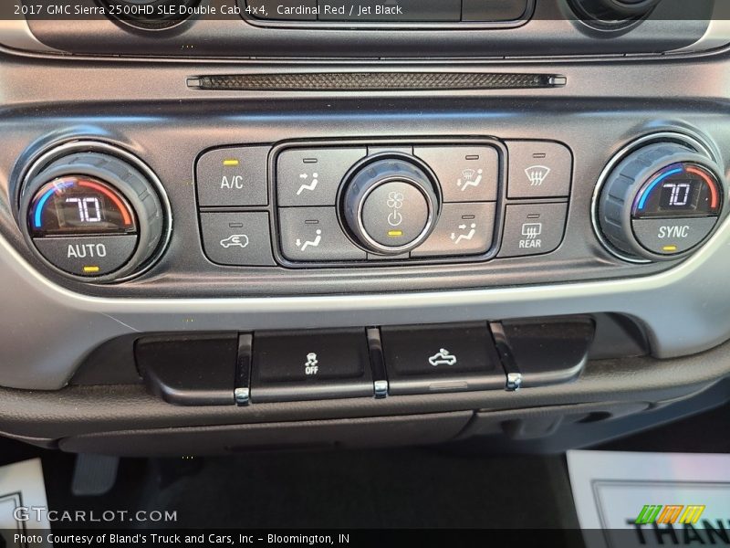 Controls of 2017 Sierra 2500HD SLE Double Cab 4x4