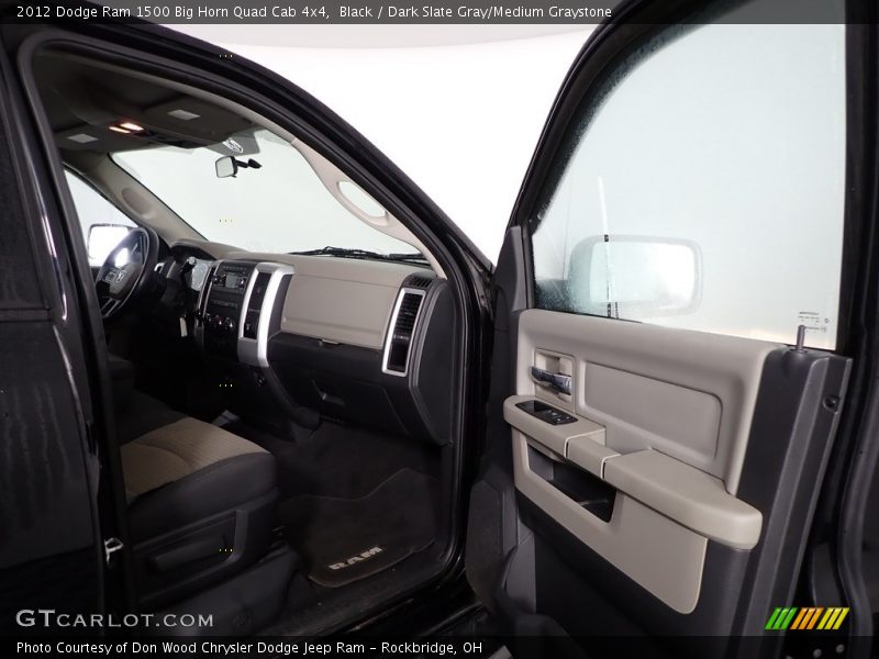 Black / Dark Slate Gray/Medium Graystone 2012 Dodge Ram 1500 Big Horn Quad Cab 4x4