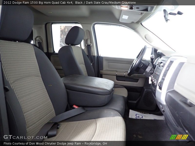 Black / Dark Slate Gray/Medium Graystone 2012 Dodge Ram 1500 Big Horn Quad Cab 4x4