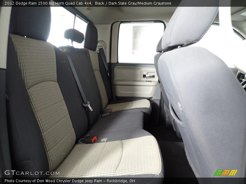 Black / Dark Slate Gray/Medium Graystone 2012 Dodge Ram 1500 Big Horn Quad Cab 4x4