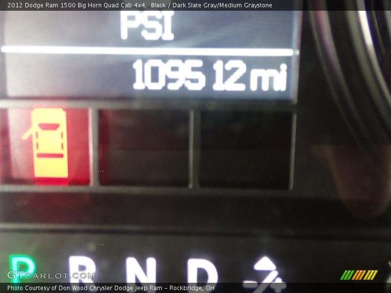 Black / Dark Slate Gray/Medium Graystone 2012 Dodge Ram 1500 Big Horn Quad Cab 4x4